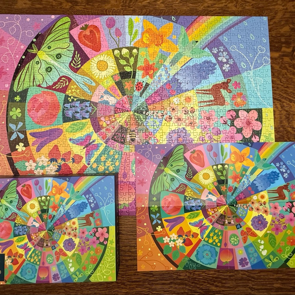 Elena Essex Spring Wheel 1000 Piece Puzzle Complete - Picture 2 of 7